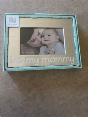 STEPPING STONES I Love my Mommy Silver Photo Frame